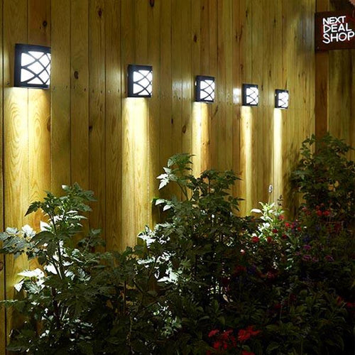 Solar-powered Wall Mount Led Garden Light